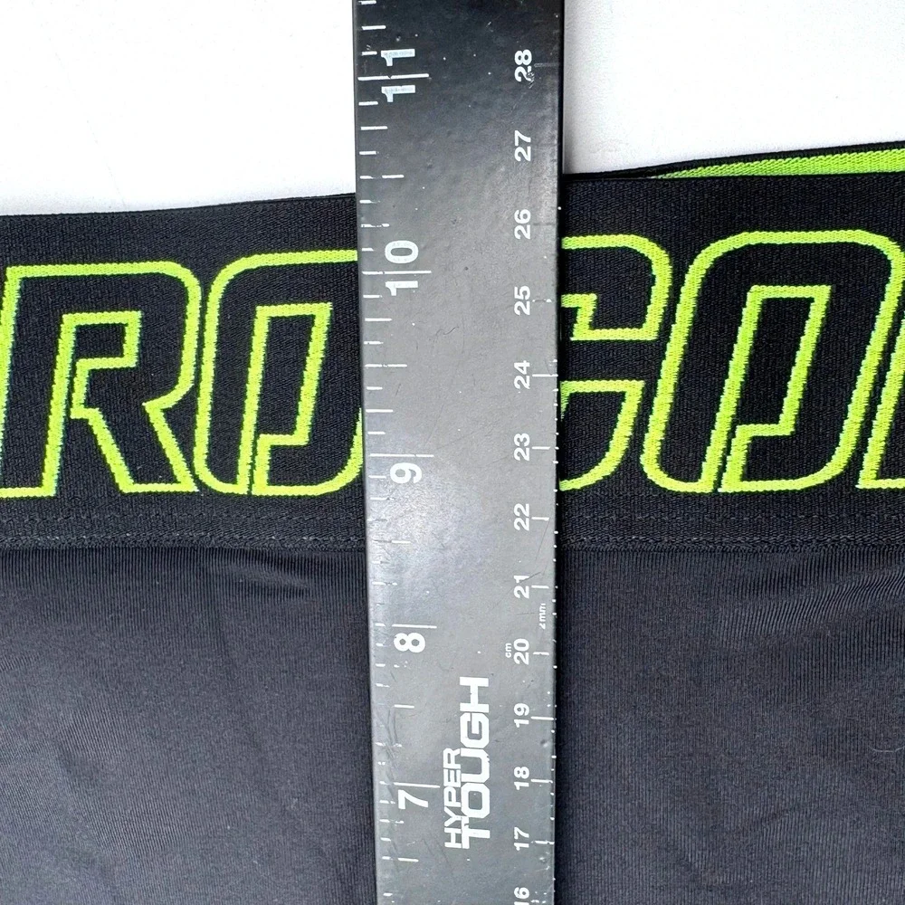 NIKE Men's XXL Black Neon Green Pro Combat Hyper Recovery Tights‎ Compression